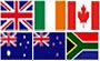 Flags of English-speaking countries